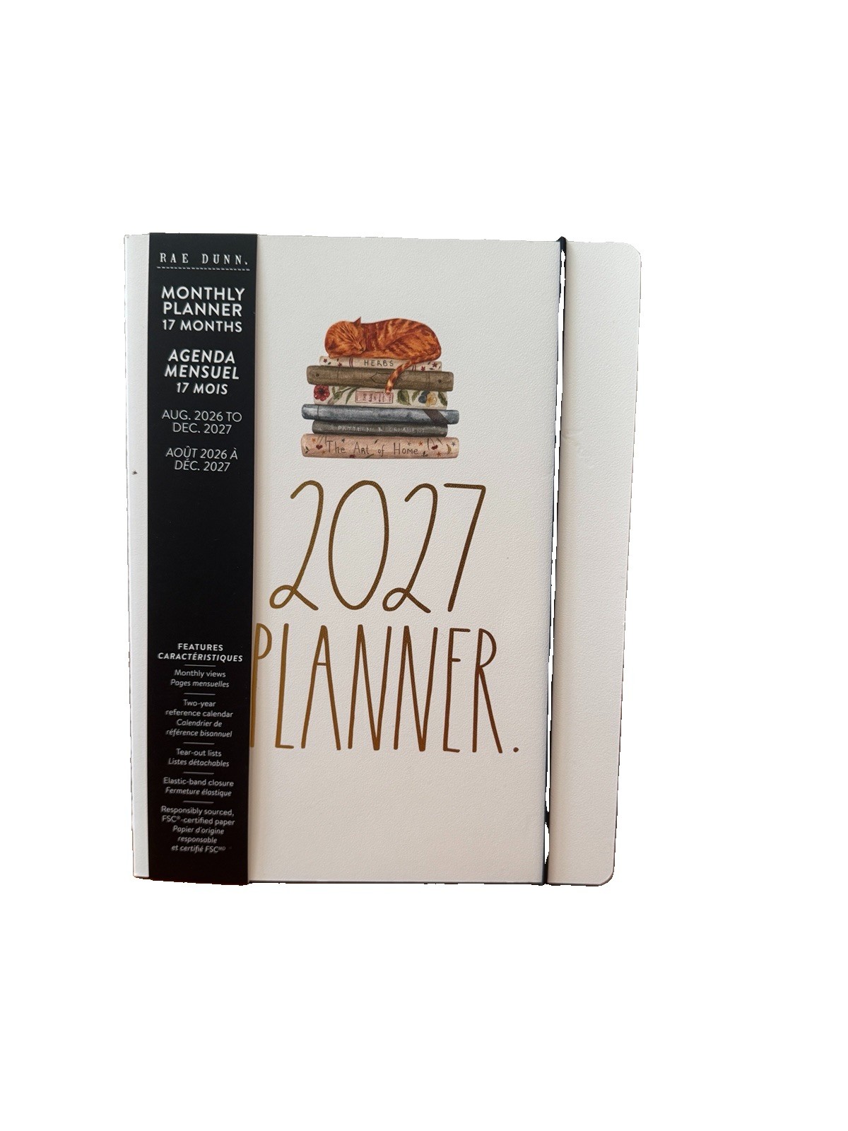 2027 Planner Rae Dunn Planners 17 Months Aug 2026- Dec 2027 Ivory 9x7” Soft 2027 Planner Rae Dunn Planners 17 Months Aug 2026- Dec 2027 Ivory 9x7” Soft