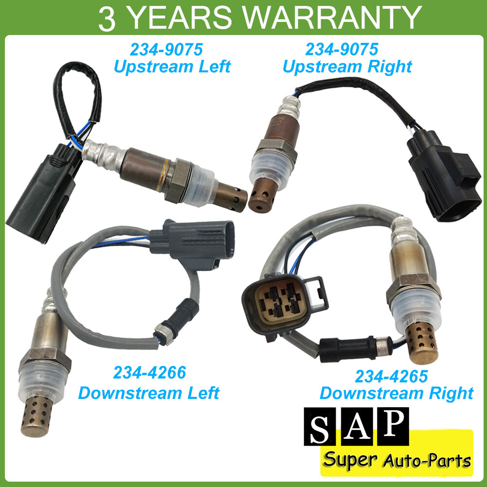 4X Upstream Downstream Oxygen Sensor For Land Rover LR3 05-06 Range Rover Sport