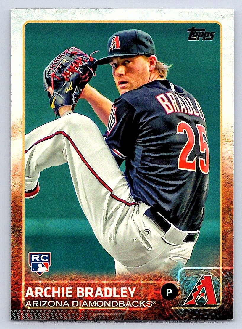 2015 Topps Image Variation # 519 - Archie Bradley RC - Arizona Diamondbacks