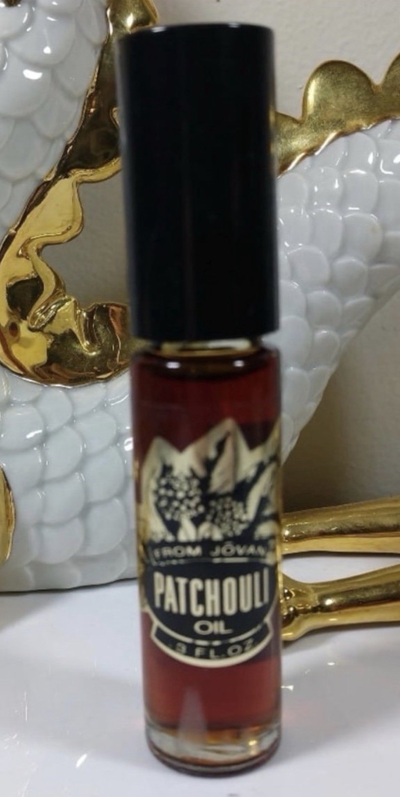 VINTAGE RARE AGED COTY JOVAN PATCHOULI OIL COLOGNE 0.3 Fl Oz Bottle NOS NEW