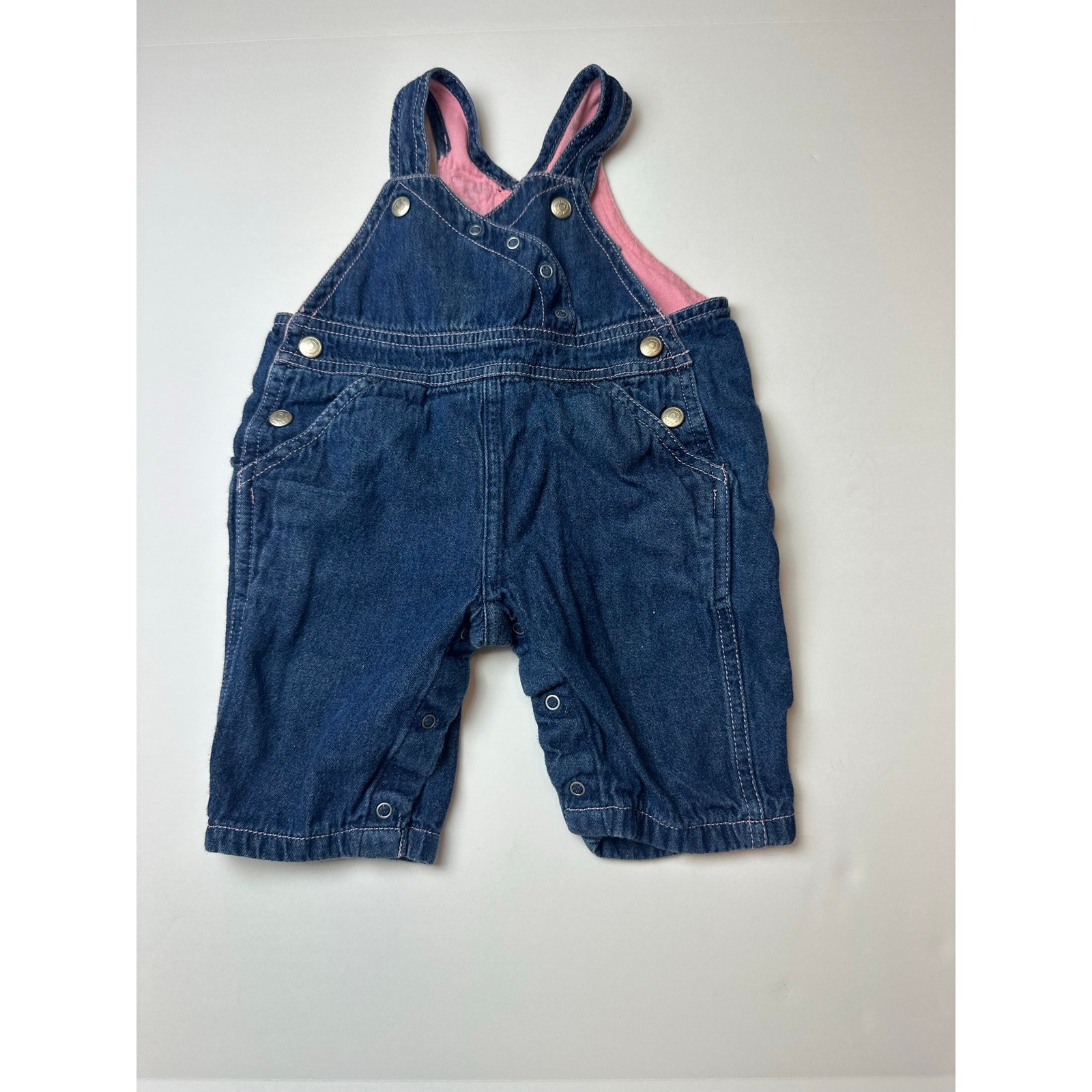 Vintage Baby Gap Denim Overalls Romper – 3–6 Months