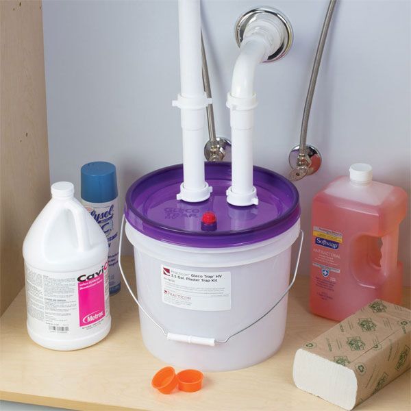 Gleco Trap HV Kit, 3.5-Gallon Plaster Trap Kit, Heavy Duty Gleco Trap HV Kit, 3.5-Gallon Plaster Trap Kit, Heavy Duty