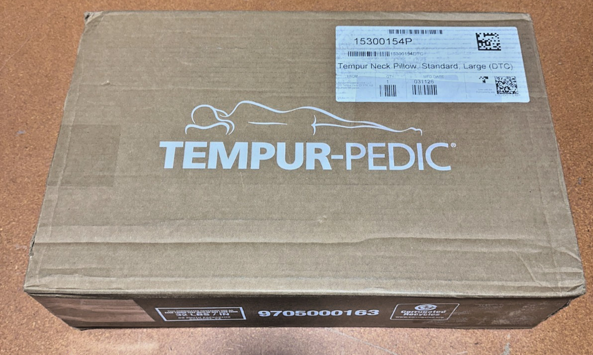 Tempur-Pedic TEMPUR-Ergo Neck Pillow White 20\ Tempur-Pedic TEMPUR-Ergo Neck Pillow White 20\