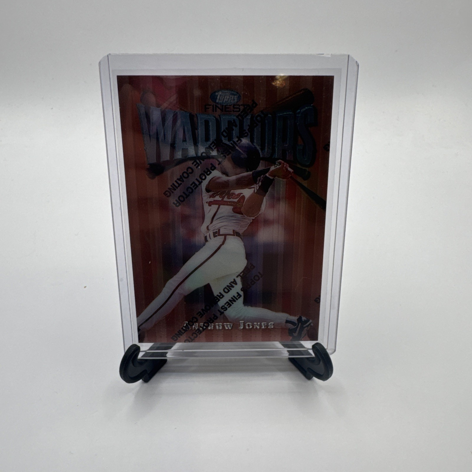 1997 Topps Finest - Common - Bronze Andruw Jones #100 Refractor
