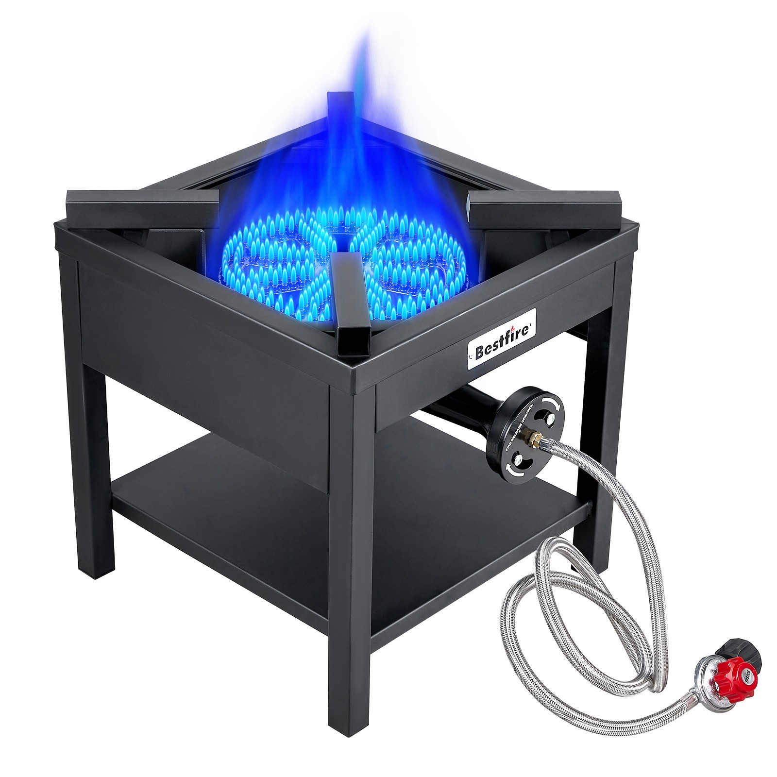 260K BTU High Press Outdoor Propane Gas Stove with 0-20 PSI Adjustable Regulator 260K BTU High Press Outdoor Propane Gas Stove with 0-20 PSI Adjustable Regulator