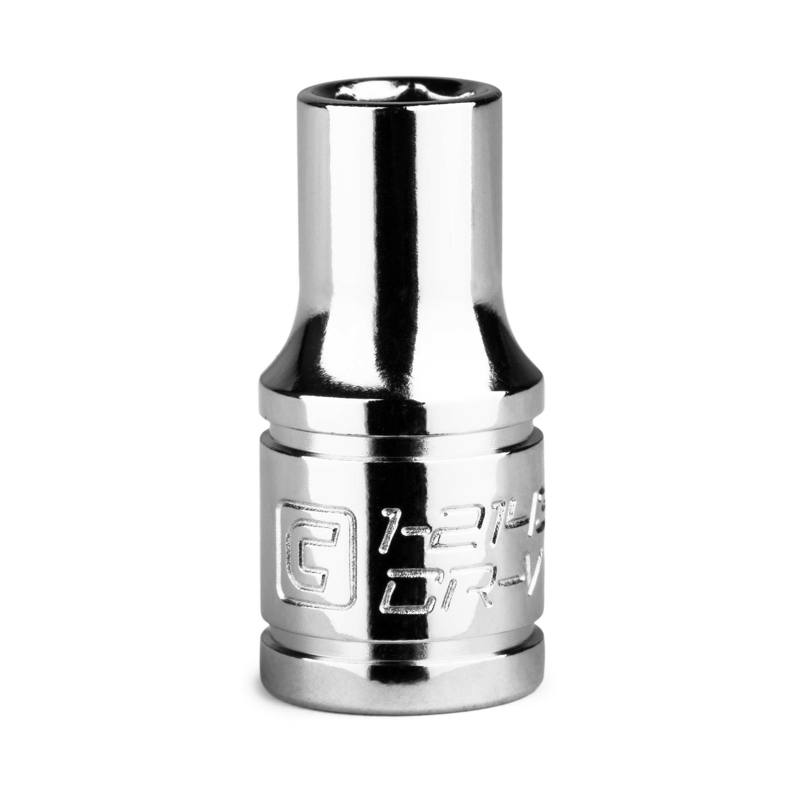 Capri Tools Shallow Socket, 1/4 in. Drive, 6-Point, SAE and Metric Sizes