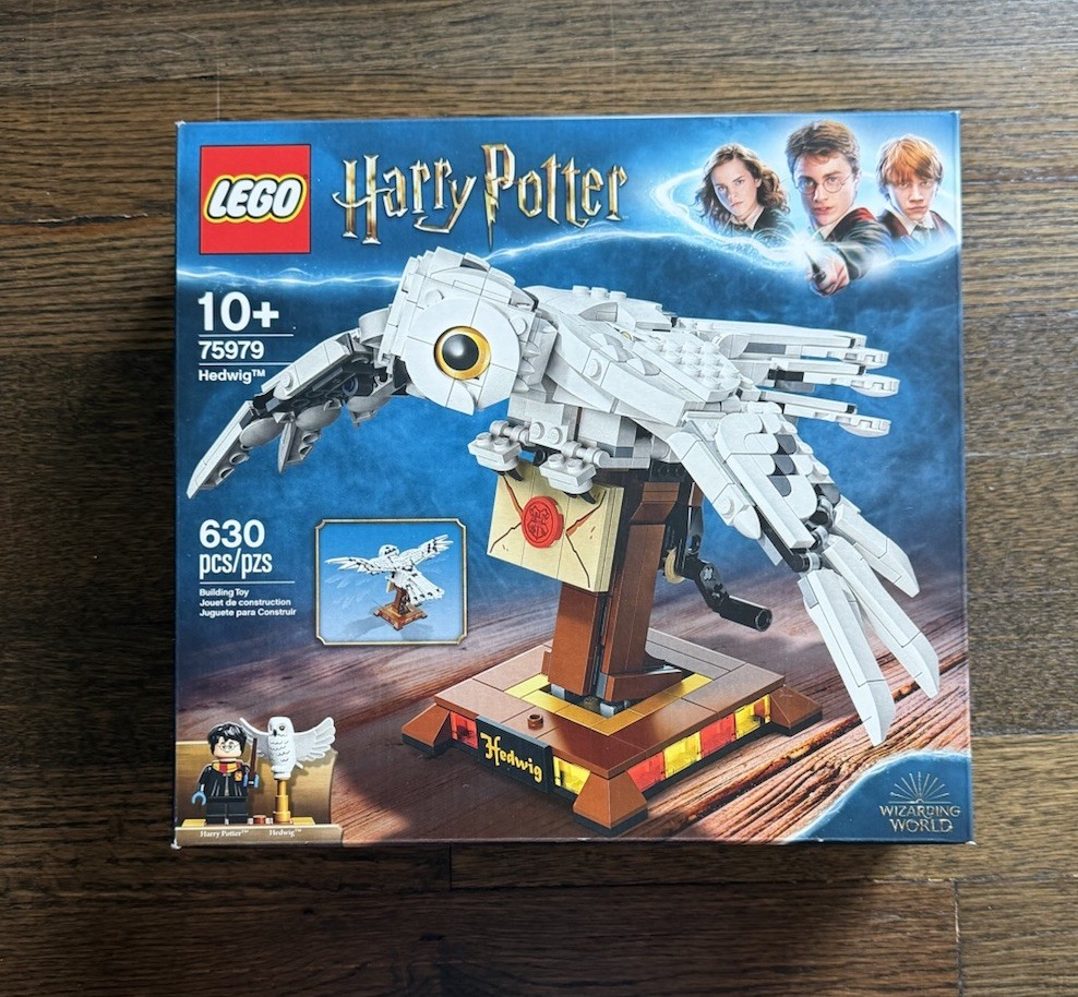 Lego Harry Potter Hedwig 75979 New Factory Sealed 630pcs *Retired* Lego Harry Potter Hedwig 75979 New Factory Sealed 630pcs *Retired*