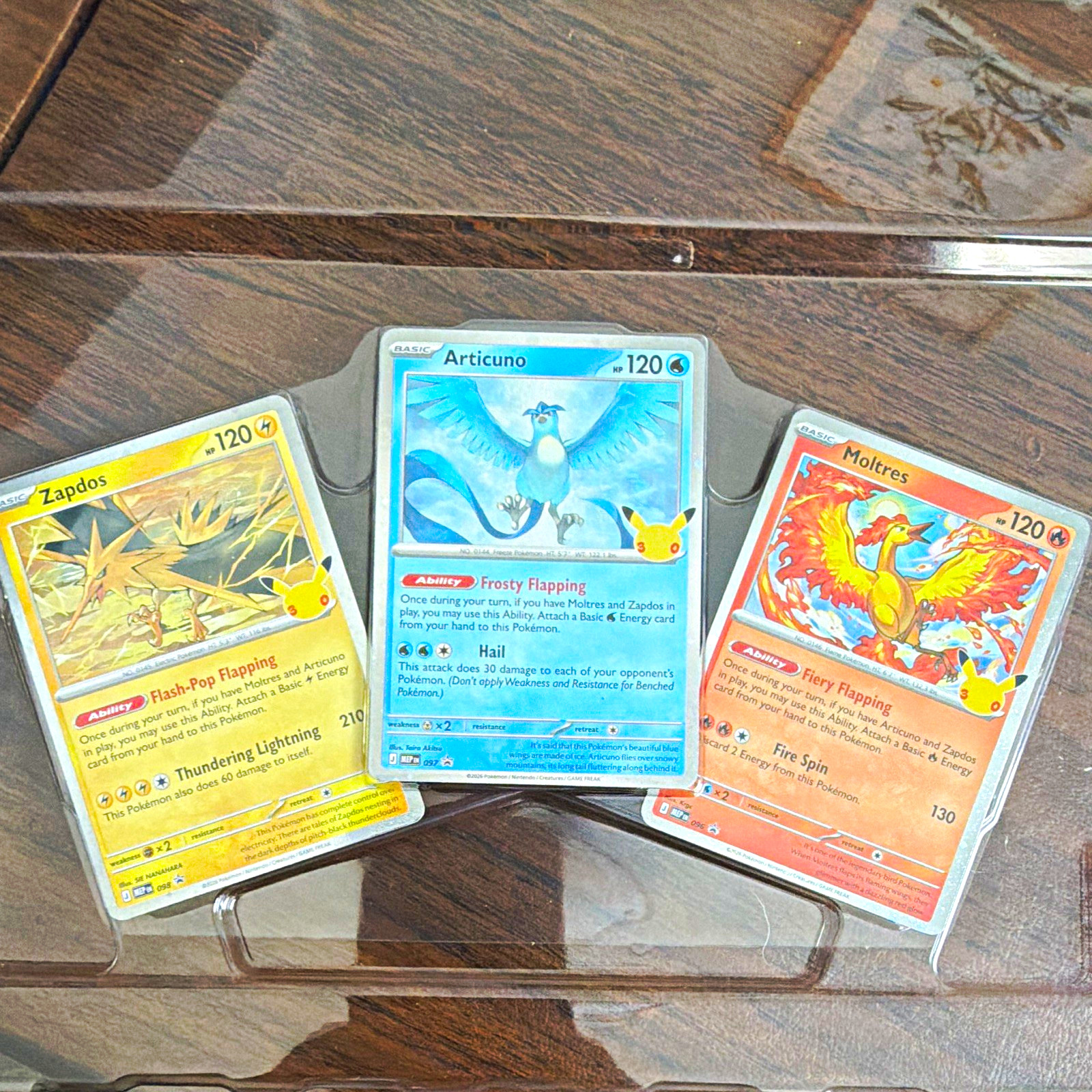 30th Celebration Bird Trio PROMO Zapdos/Articuno/Moltres 096/097/098 30th Celebration Bird Trio PROMO Zapdos/Articuno/Moltres 096/097/098