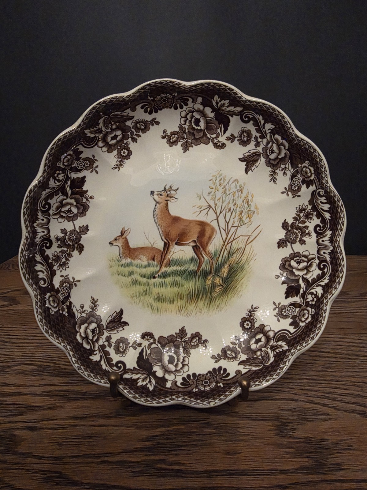Rare Retired Spode Woodland 8\