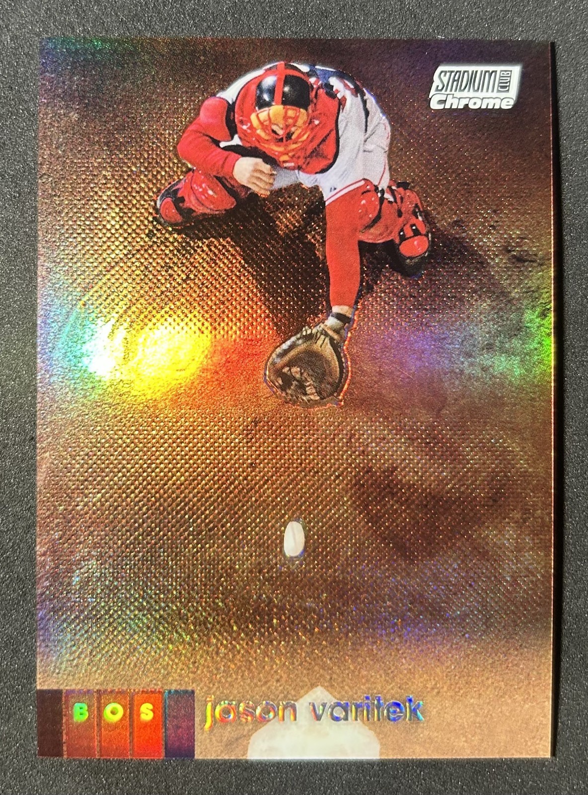 2020 Topps Stadium Club Chrome Jason Varitek #58 Refractor 2020 Topps Stadium Club Chrome Jason Varitek #58 Refractor