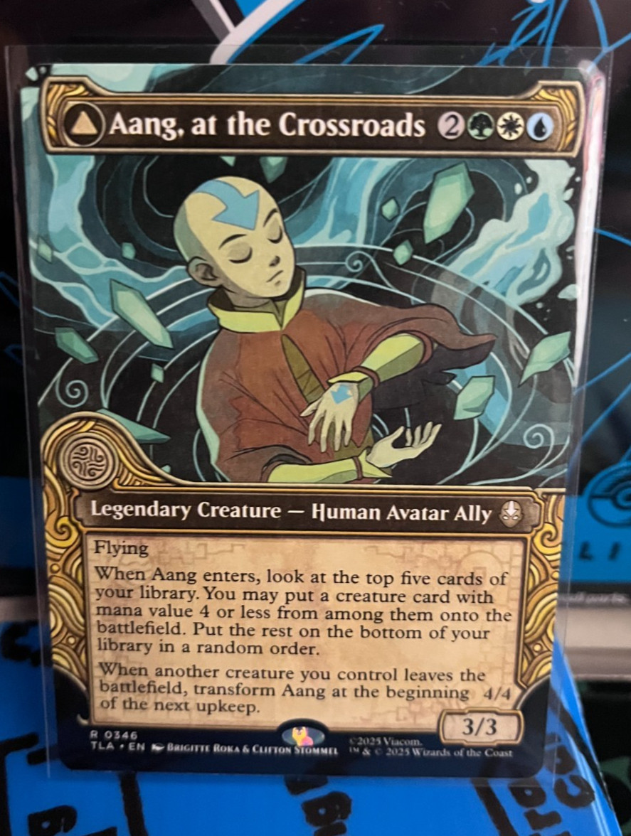 x1 Aang, at the Crossroads / Aang, Destined Savior - Showcase R MTG Avatar x1 Aang, at the Crossroads / Aang, Destined Savior - Showcase R MTG Avatar