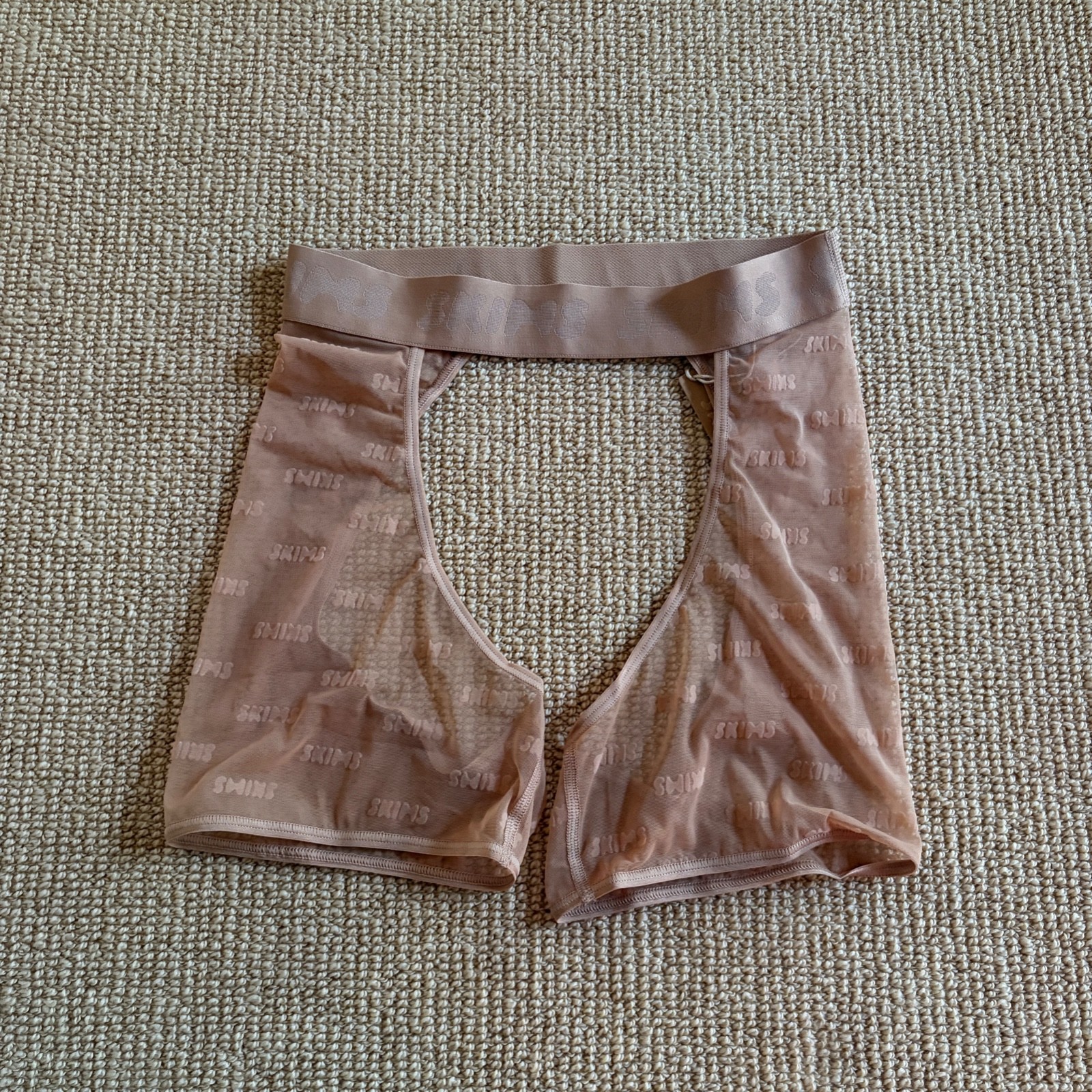 Skims After Hours Ochre Open Shorts, Size Small NWT Skims After Hours Ochre Open Shorts, Size Small NWT