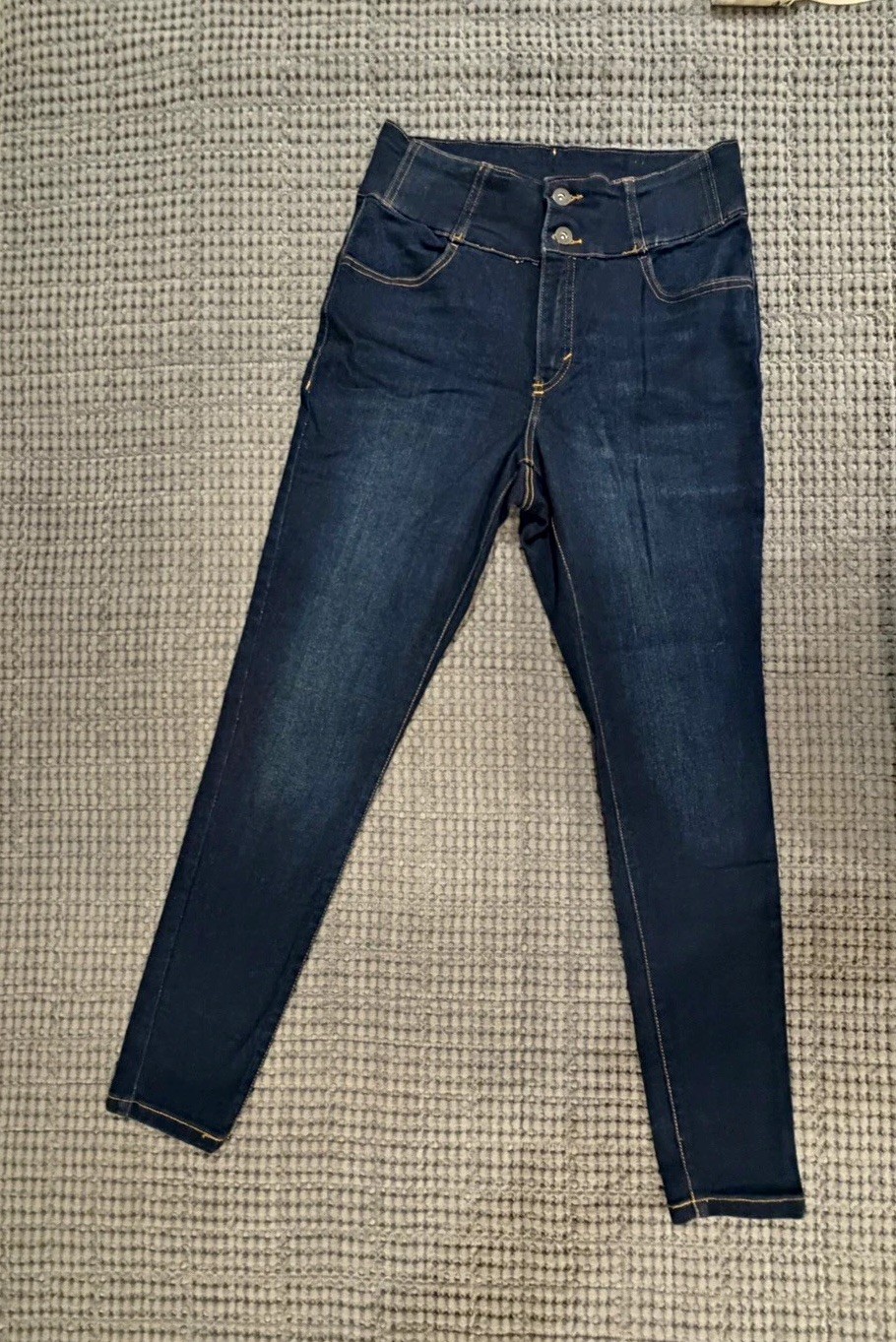 INC International Concepts Womens Size 10 High Rise Skinny Jeans Dark Wash Denim