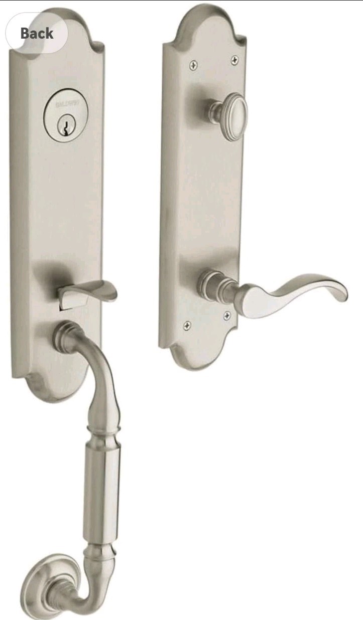 Baldwin 85350.056.LH Manchester Complete Satin Nickel EmgcyExit Function (LS23)