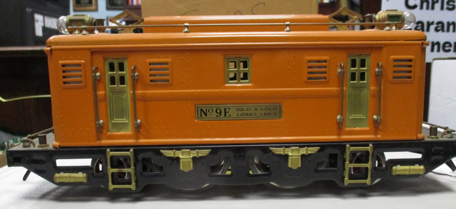 Lionel Prewar Standard Gauge  #9E Bild-A-Loco Orange - Standard Gauge