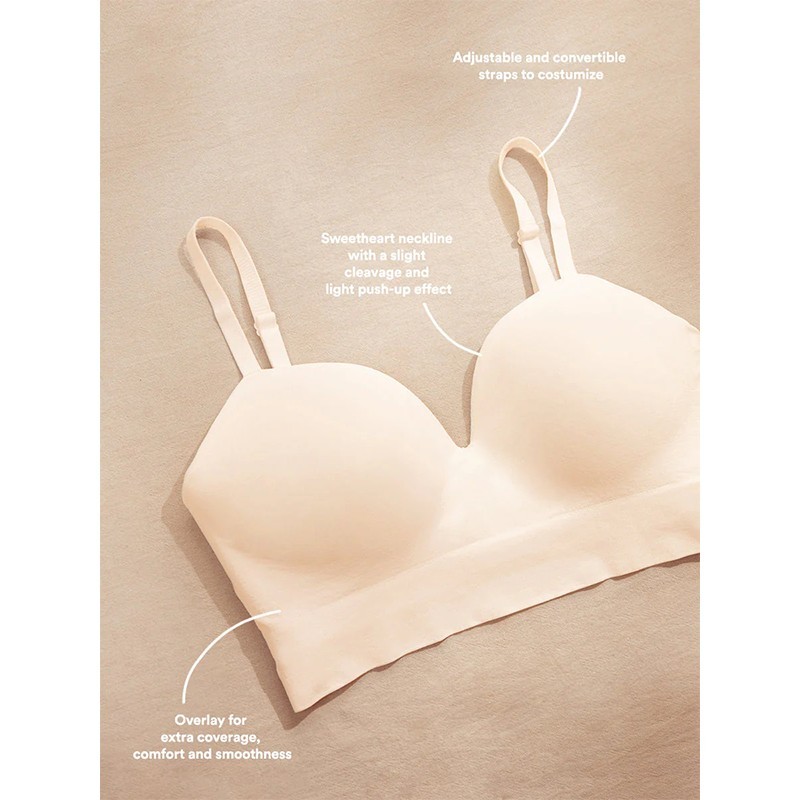 Shapermint Truekind Supportive Comfort Wireless Shaping Bra Women\'s Shapermint Truekind Supportive Comfort Wireless Shaping Bra Women\'s