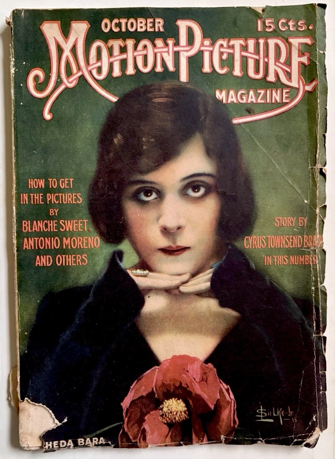 Motion Picture Magazine October 1916 Theda Bara Cover Motion Picture Magazine October 1916 Theda Bara Cover