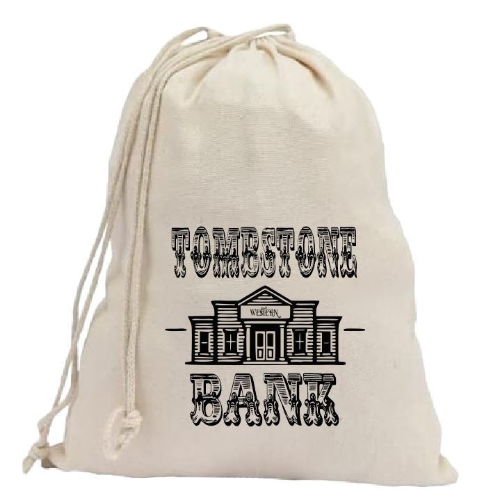 Canvas Bag Vintage Style Tombstone Bank Bag CB01 Canvas Bag Vintage Style Tombstone Bank Bag CB01