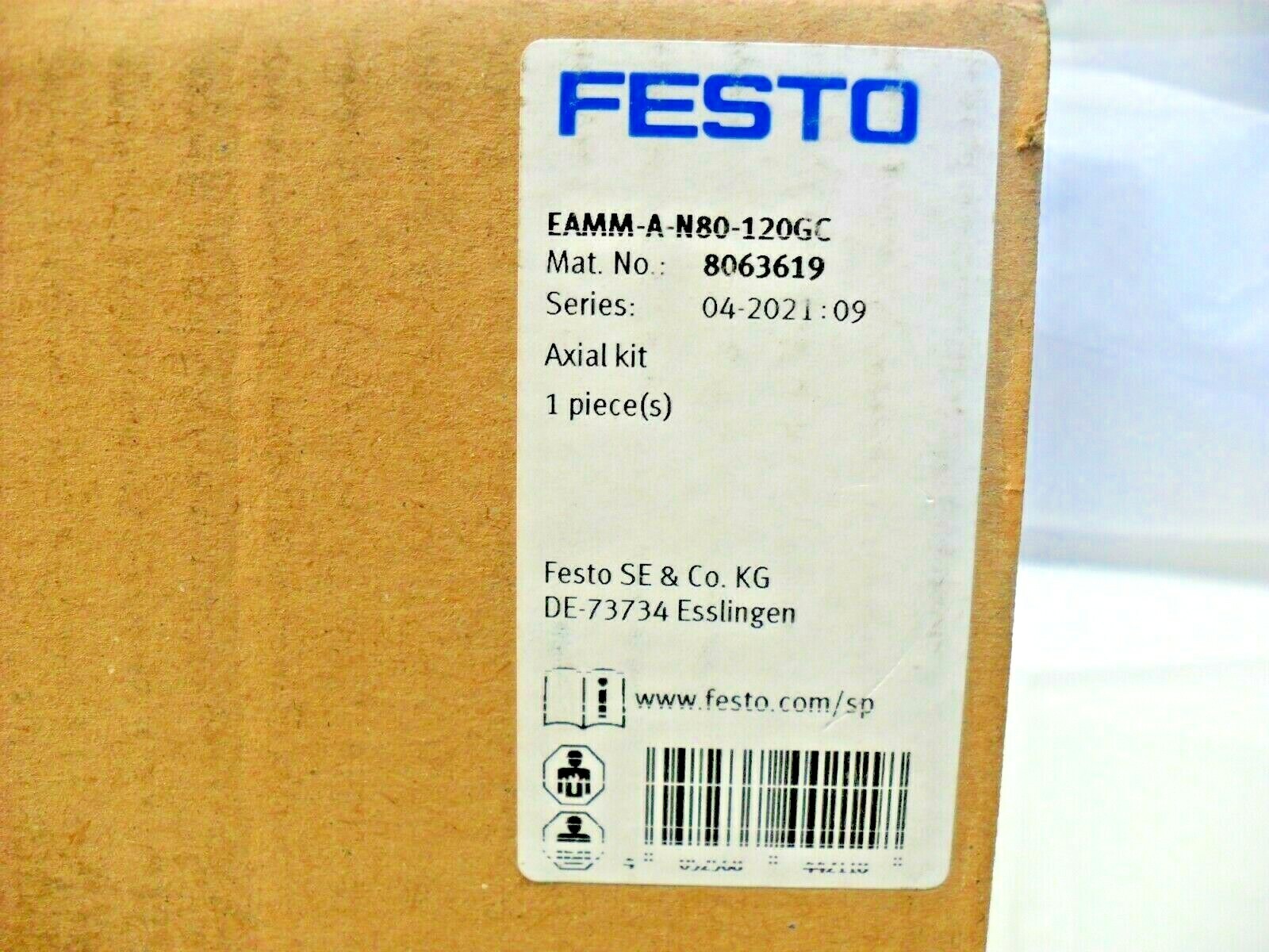 Festo EAMM-A-N80-120GC - 8063619 (Festo EAMD-46-32-23X27 - 5.63745)  Axial Kit 