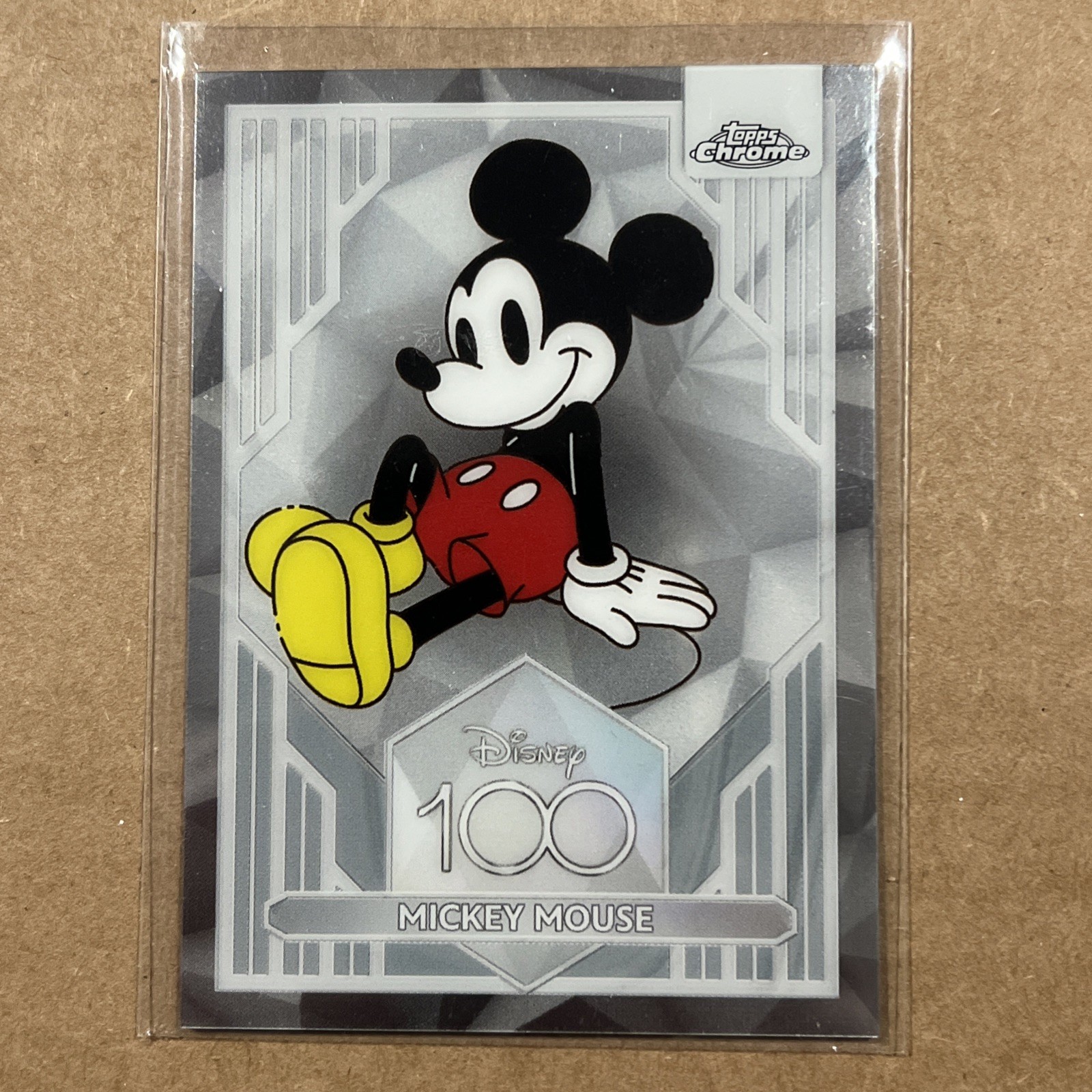 2023 Topps Chrome Disney 100 - MICKEY MOUSE Base Card #1 (100 Years of Wonder)