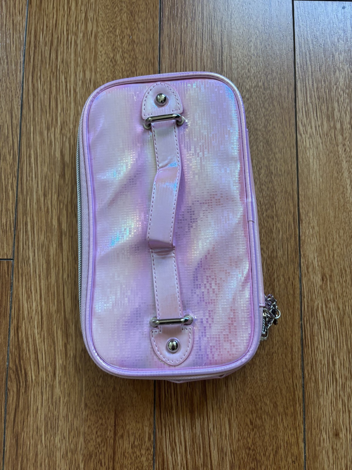 Trixie Cosmetics - Trixie Mattel Solid Pink Disco makeup bag with brushes Trixie Cosmetics - Trixie Mattel Solid Pink Disco makeup bag with brushes