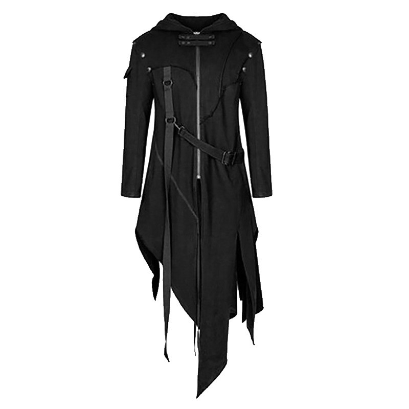 Long Punk Men\'s Coat in Vintage Clothing