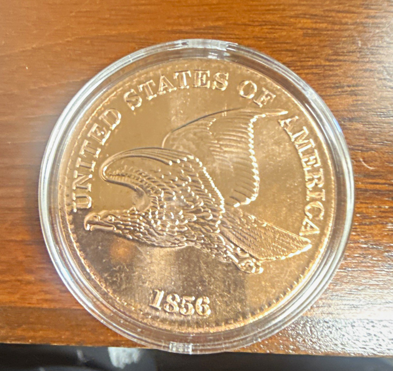 1856 Flying Eagle Small Cent Small Letters RD Business Strike Philadelphia
