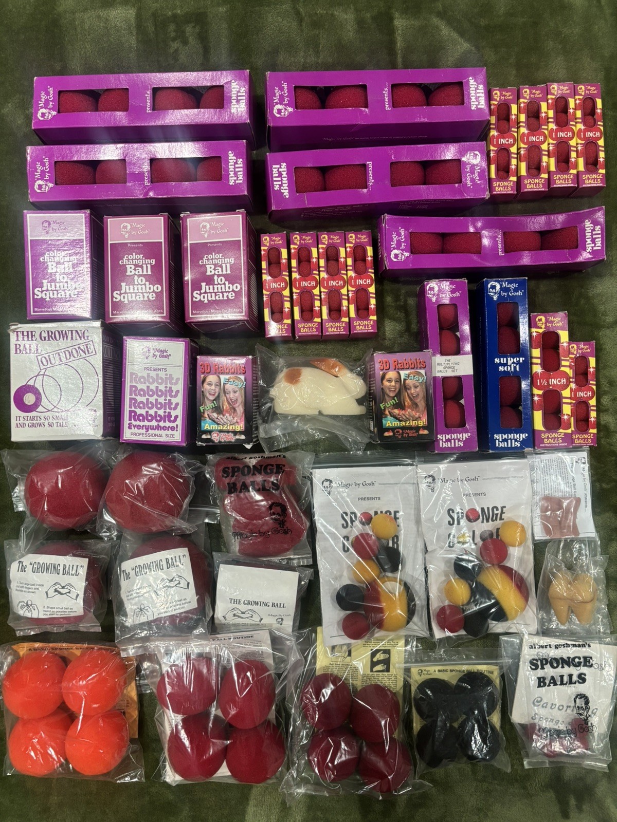 Vintage🔥Ultra-Rare🔥 Albert~Goshman Sponge Magic Tricks 🌟🌟Mega-Joblot🌟🌟