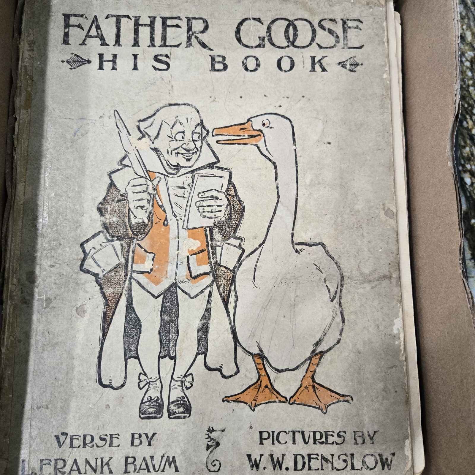 Vintage 1912 - Father Goose His Book - Sixth 6th Edition - Illustrated Hardcover Vintage 1912 - Father Goose His Book - Sixth 6th Edition - Illustrated Hardcover