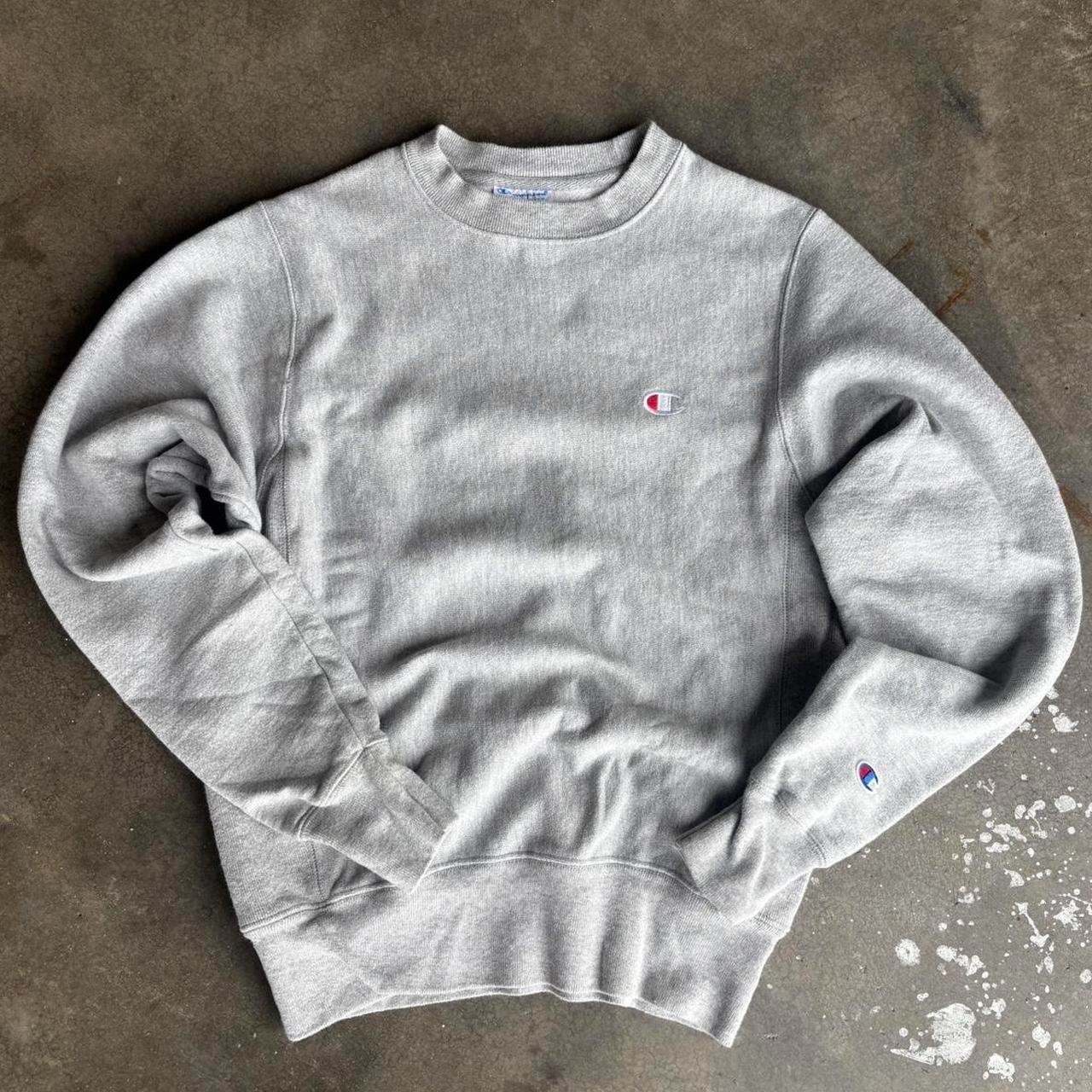 champion Grey Vintage 90\'s XS reverse weave Logo sweatshirt