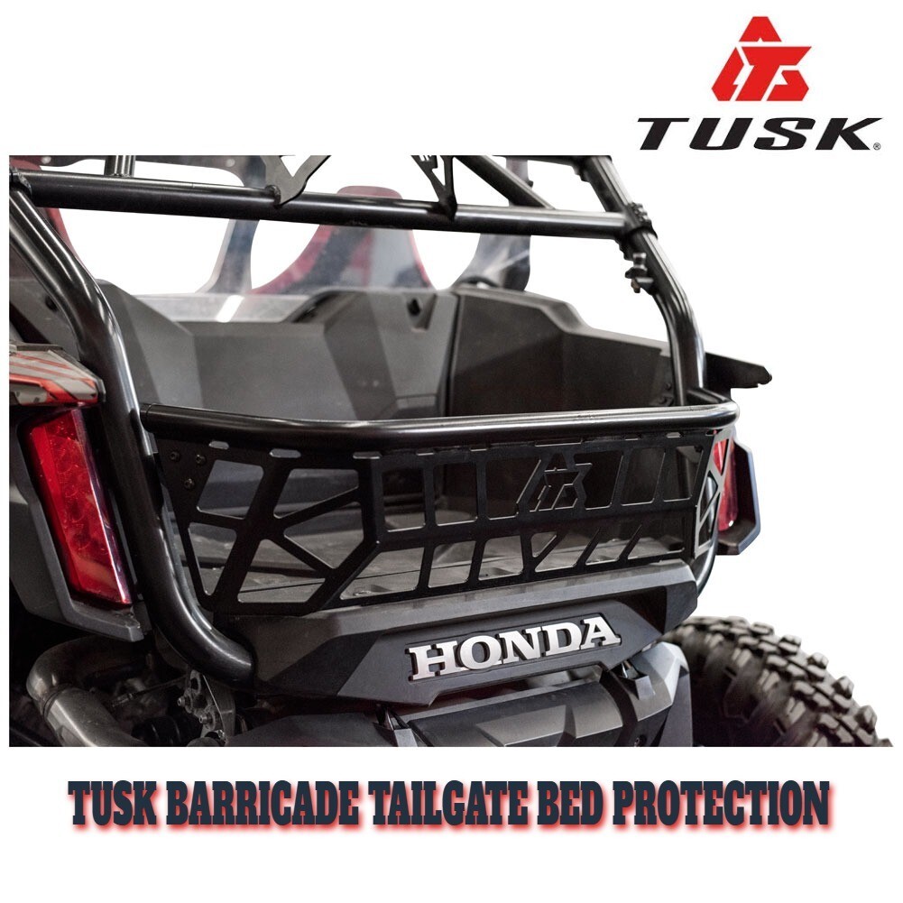 Tusk Cargo Barricade Tailgate Cargo Bed Protector Fits: HONDA TALON 1000 2 / 4 Tusk Cargo Barricade Tailgate Cargo Bed Protector Fits: HONDA TALON 1000 2 / 4