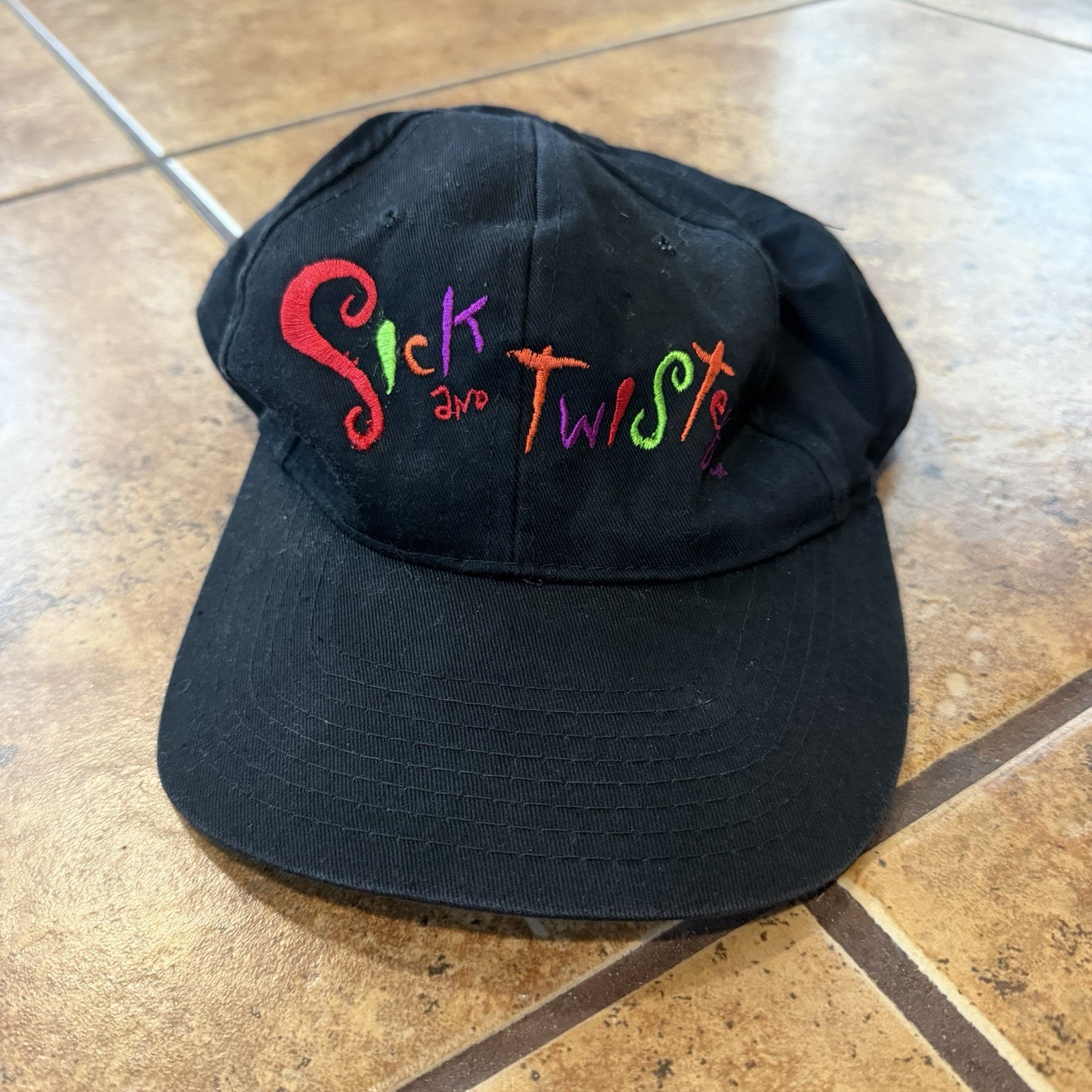 Vintage Sick & Twisted Spike & Mike Hat Strapback RARE Animation Promo