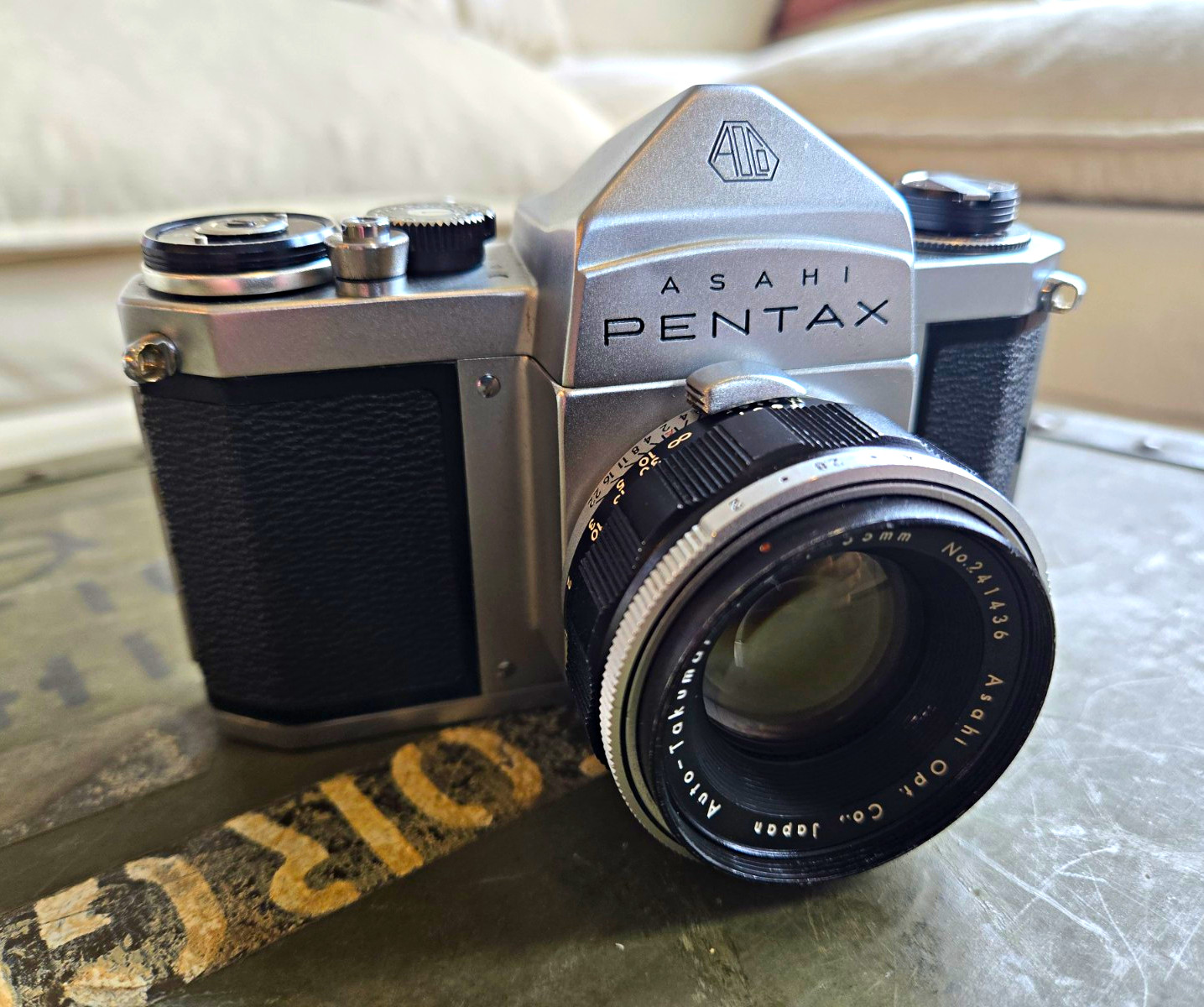 Rare Asahi Pentax SB2 (S3) Film Camera Auto-Takumar 55mm f/2 Lens Film Tested 