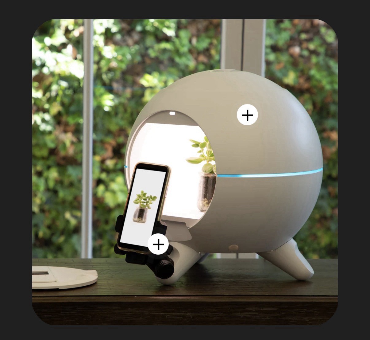 ORANGEMONKIE Foldio 360 Smart Dome + Phone Mount Kit-New In Box