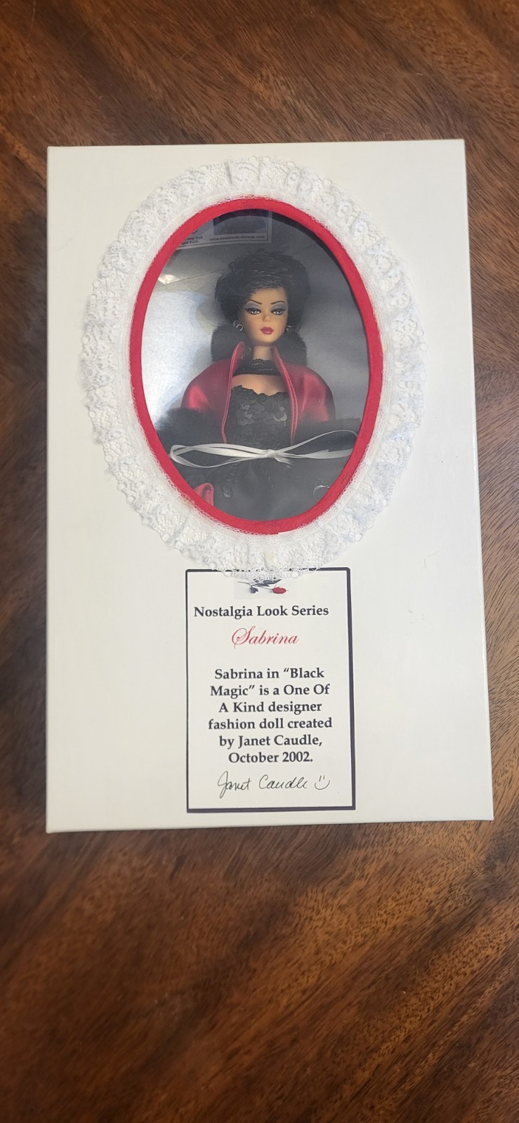 Rare OOAK Janet Caudle Doll Dress Sabrina in \ Rare OOAK Janet Caudle Doll Dress Sabrina in \
