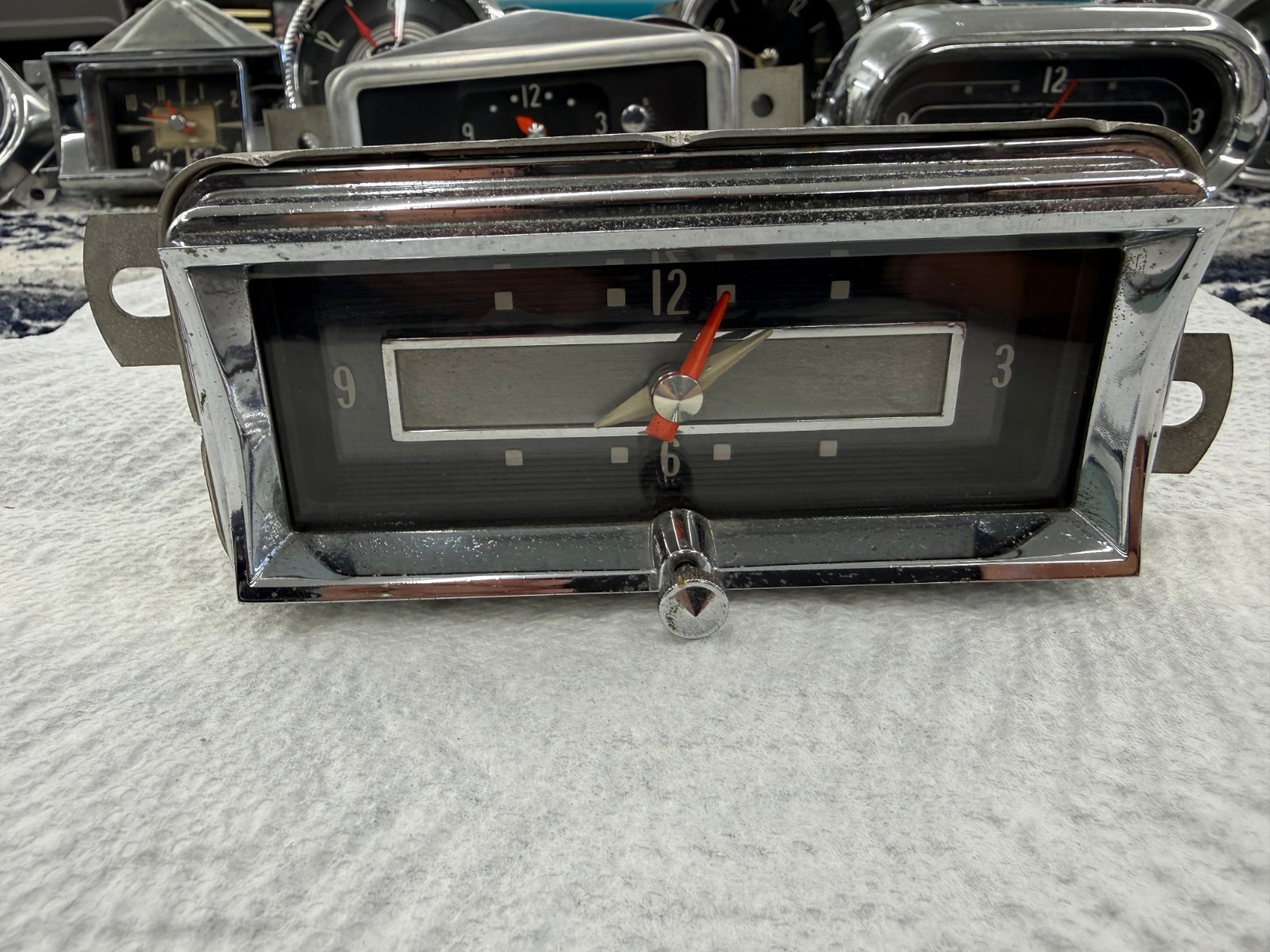1957 Cadillac - Good Working Restored Dash Clock - Serviced, Tested, and Nice