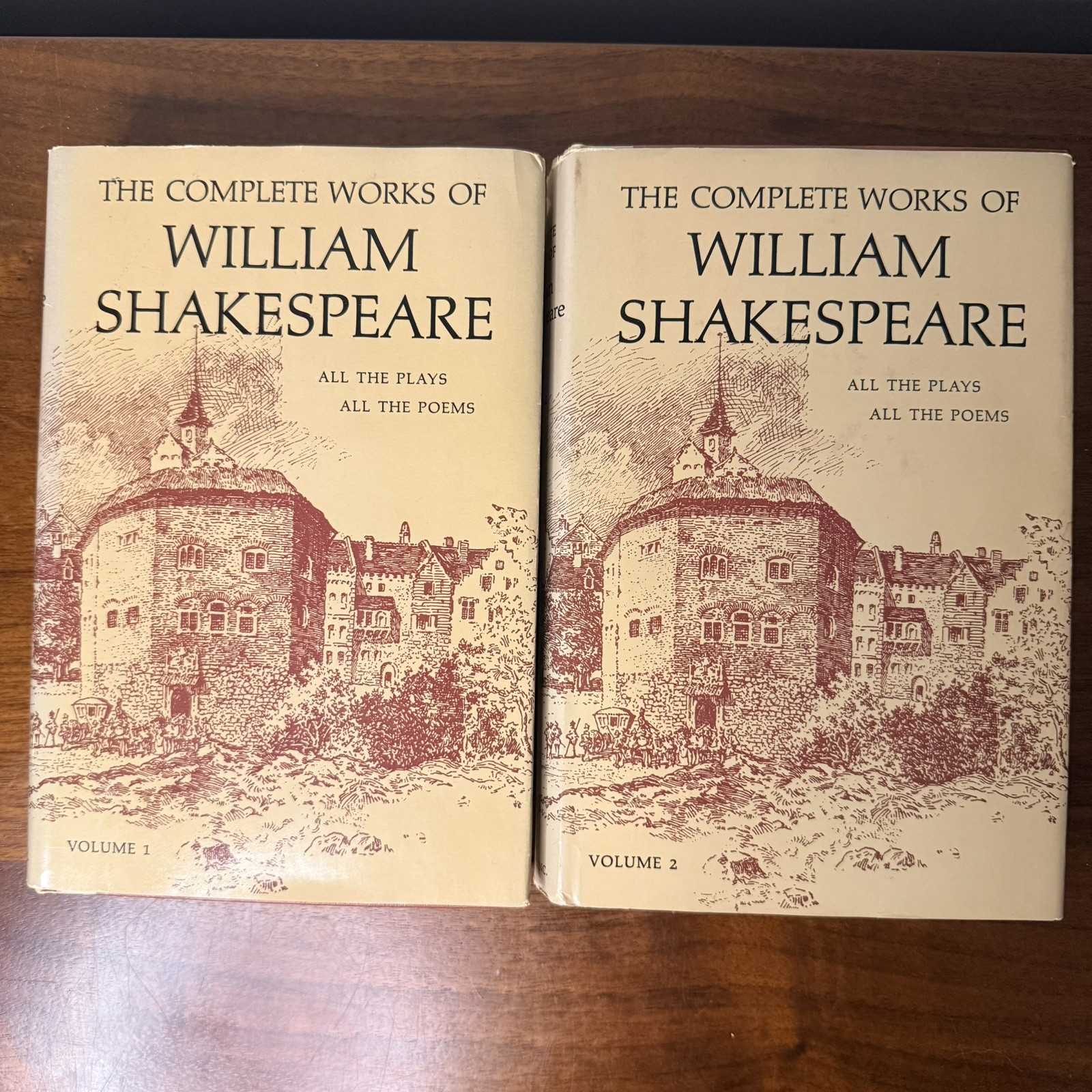 The Complete Works of William Shakespeare Vol. 1 & Vol. 2 1974 FINE Classics