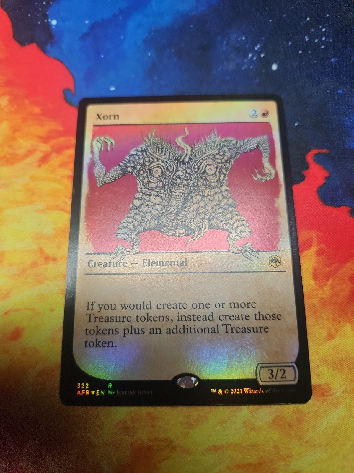 Xorn (Showcase) - Adventures in the Forgotten Realms (AFR) - Foil - NM