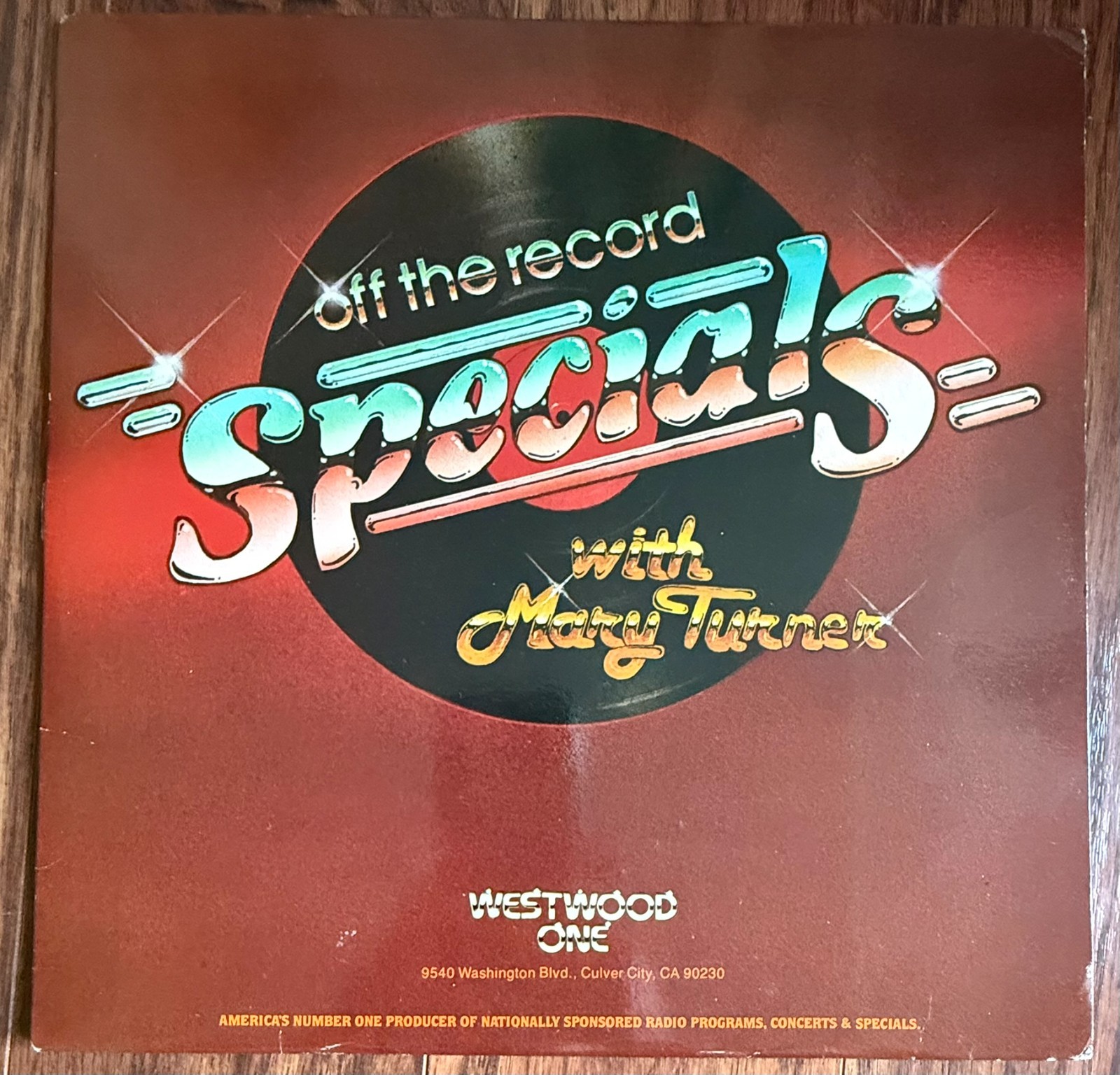 Billy Squier - Westwood One Off the Record Special Radio Show 80's 2LP US Set