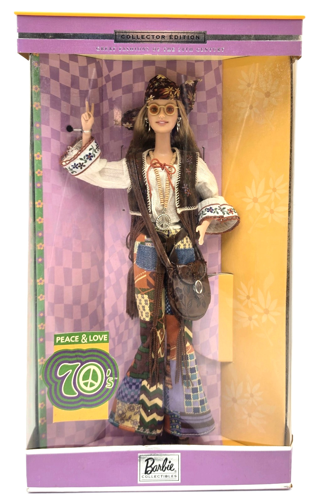 Barbie Peace and Love 70\'s Collector Edition Hippie Mattel 27677 NFRB NEW NIB