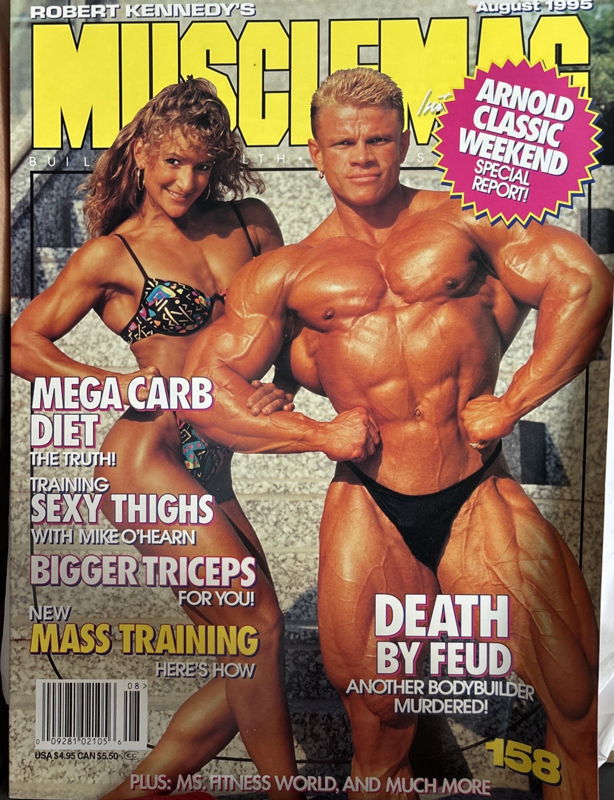 Robert Kennedy’s MuscleMag International August 1995 Fitness Health. Very Good Robert Kennedy’s MuscleMag International August 1995 Fitness Health. Very Good