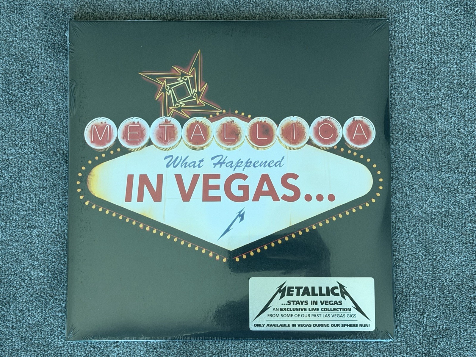Metallica Sphere EXCLUSIVE Vinyl LP LAS VEGAS Limited NEW 2026 Life Burns Faster Metallica Sphere EXCLUSIVE Vinyl LP LAS VEGAS Limited NEW 2026 Life Burns Faster