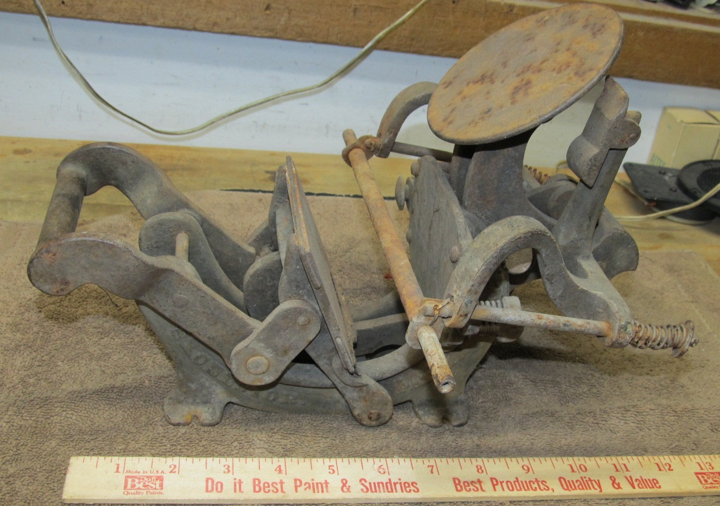 Antique Kelsey Excelsior Small Printing Press Antique Kelsey Excelsior Small Printing Press