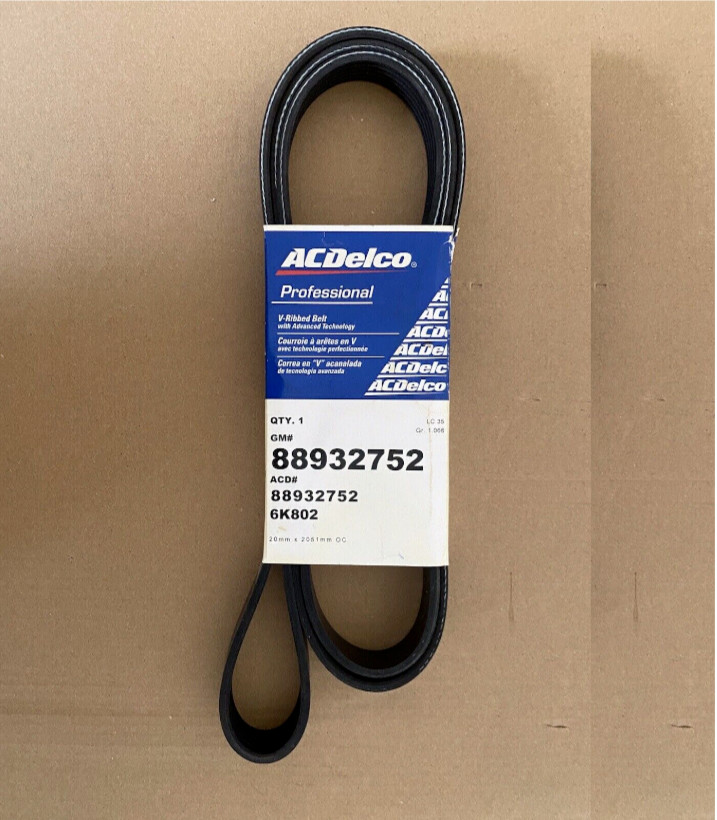 NEW GENUINE ACDELCO Serpentine Belt Fit 1990-2004 C4 C5 Corvette LS1 LS6 LT5