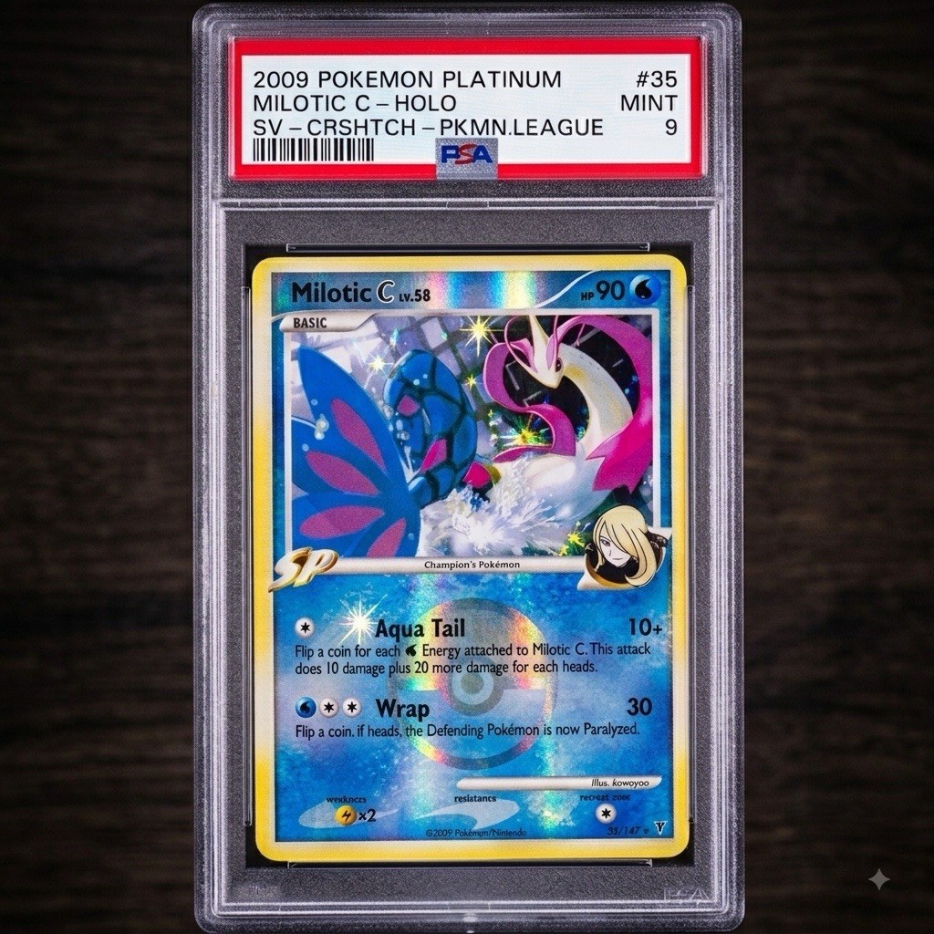 Milotic C HOLO PLATINUM SUPREME 2009 Pokemon Victors League #35 MINT PSA 9