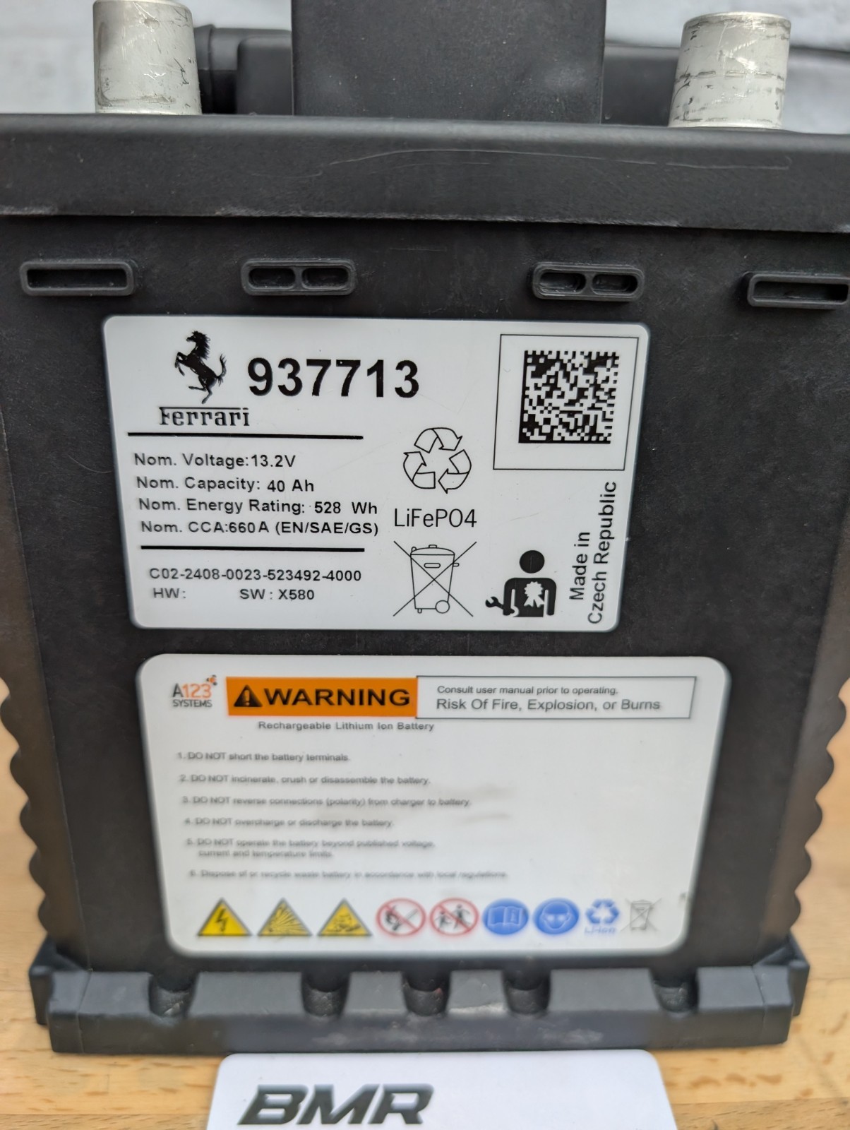 FERRARI F90 LITHIUM ION BATTERY -937713 - Repair Service -