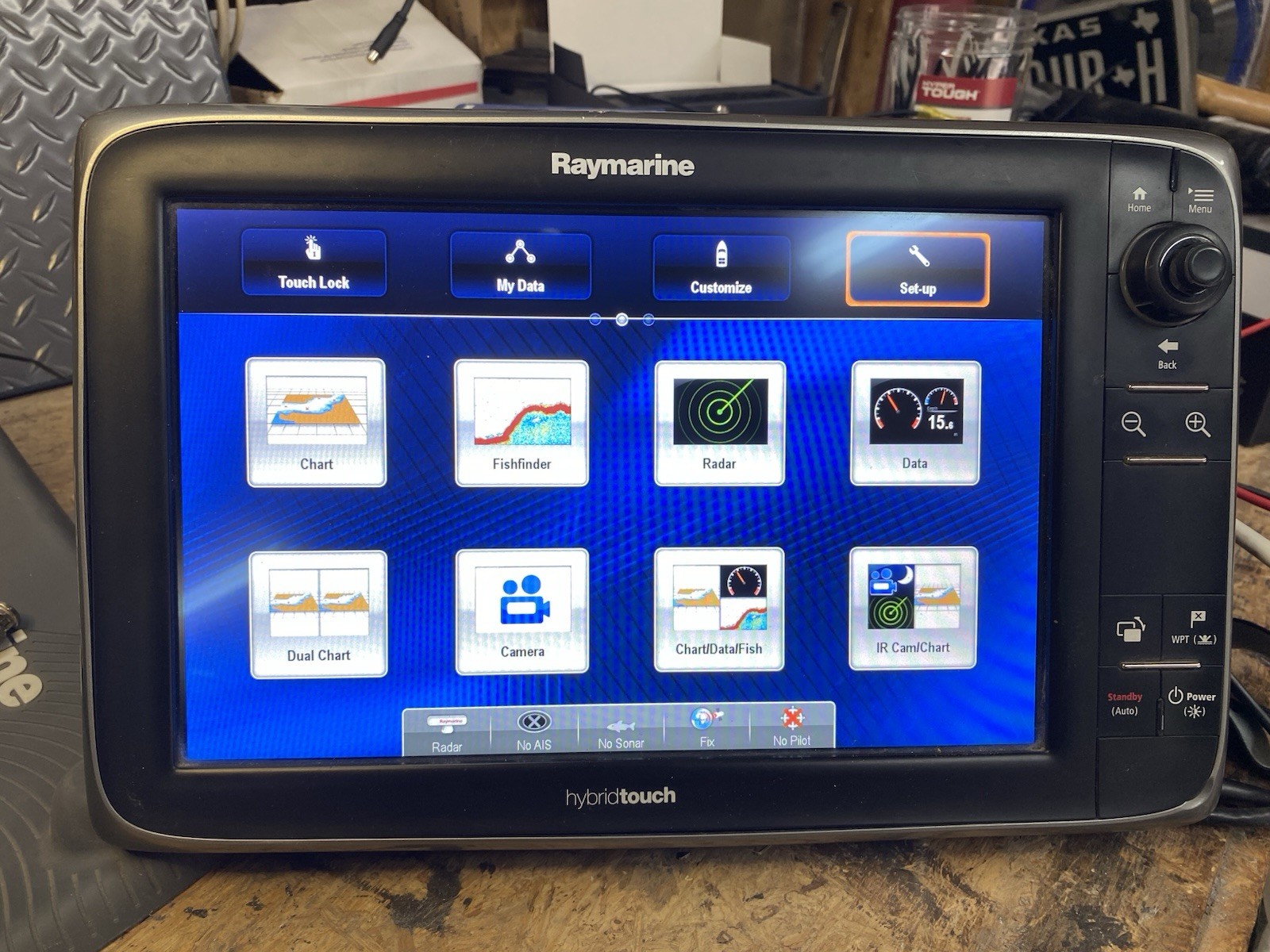 Raymarine E70024 E127 E-Series Hybrid Touch Chartplotter