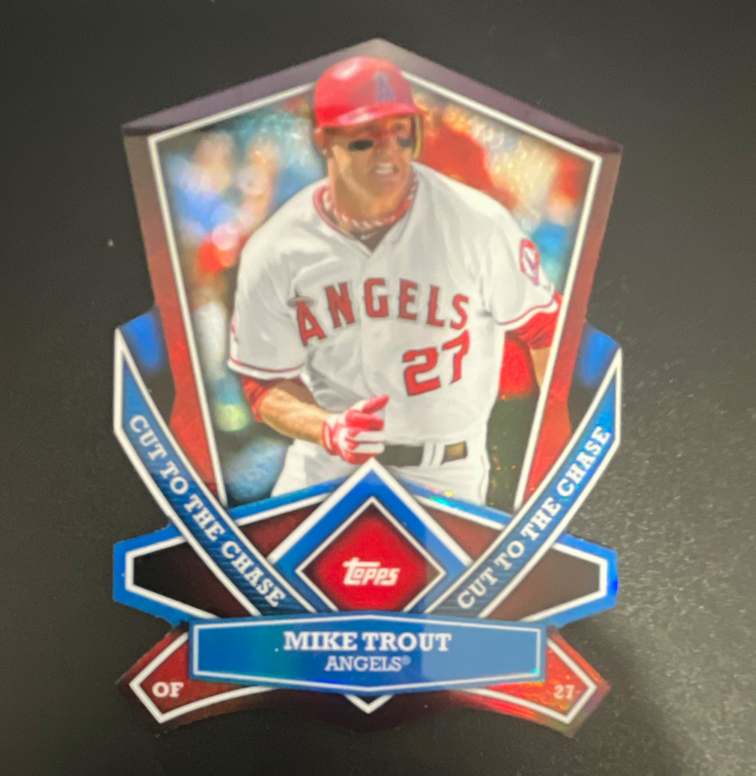 Topps 2012 Finest Cut to the Chase Mike Trout Los Angeles Angels CTC-1 Topps 2012 Finest Cut to the Chase Mike Trout Los Angeles Angels CTC-1