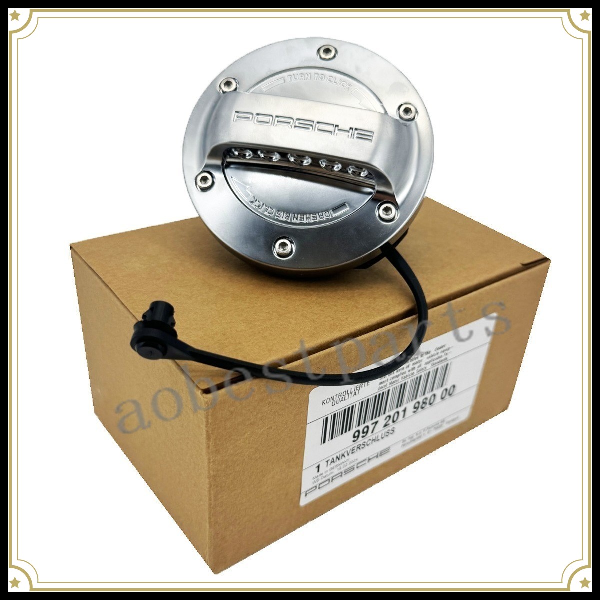 NEW OEM Gas Cap Fuel (Plastic material) 99720198000 For Porsche 986/996/987/997 