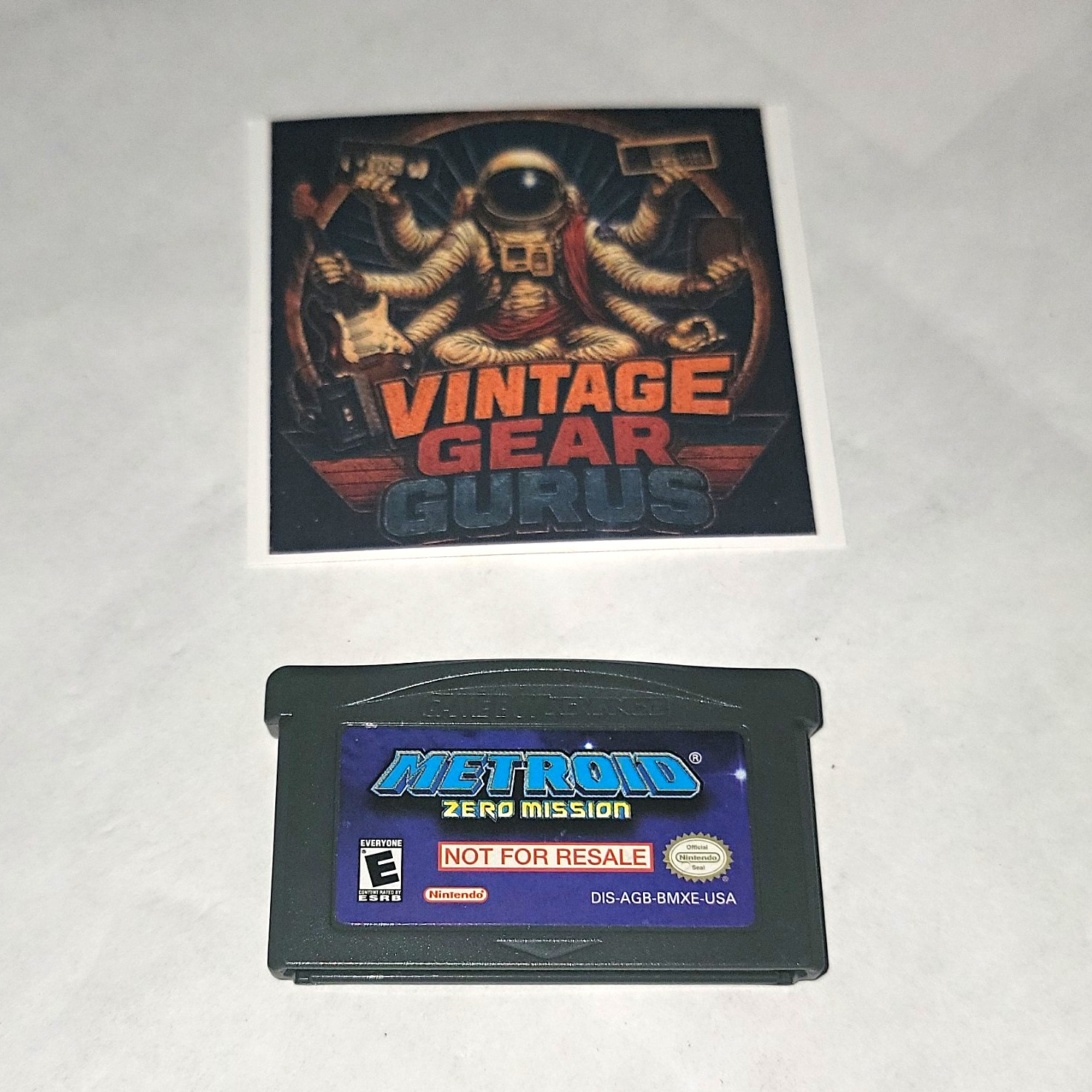 Metroid: Zero Mission (Not For Resale) 2004 Nintendo GBA Cart Only Saves Minty